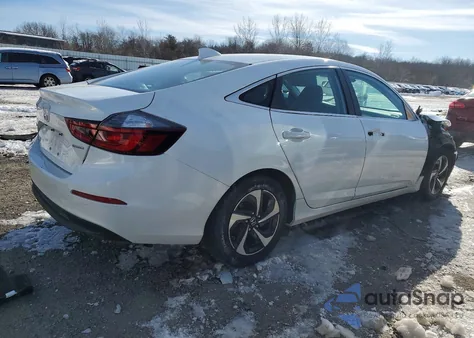 2022 Honda Insight Ex z USA, uszkodzony, nr VIN 19XZE4F55NE003283